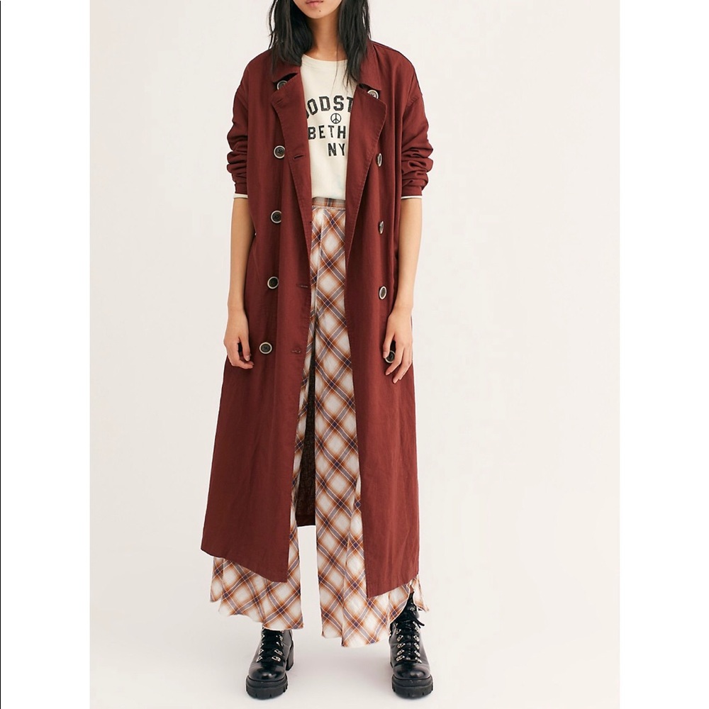NWOT Free people trench coat